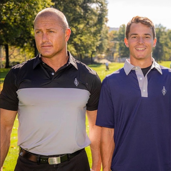 Titan athletics black and gray golf polos. Sizes XXL, XL, L,M,S ALL NWT - Picture 4 of 5